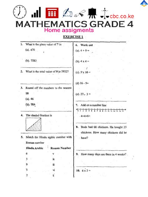 Image result for Mathematics Basic Math for Grade 4