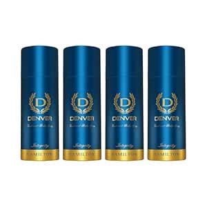 Denver Integrity Deodorant For Men, 165 ML Each, Pack of 4|Long Lasting ...