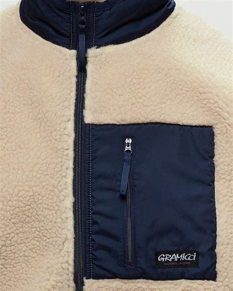 Gramicci Sherpa Jacket White Fleece Jackets Gramicci
