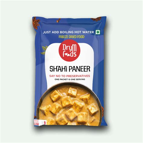 Instant Shahi Paneer Ready To Eat Preservative Free Dried Food – DryM Foods
