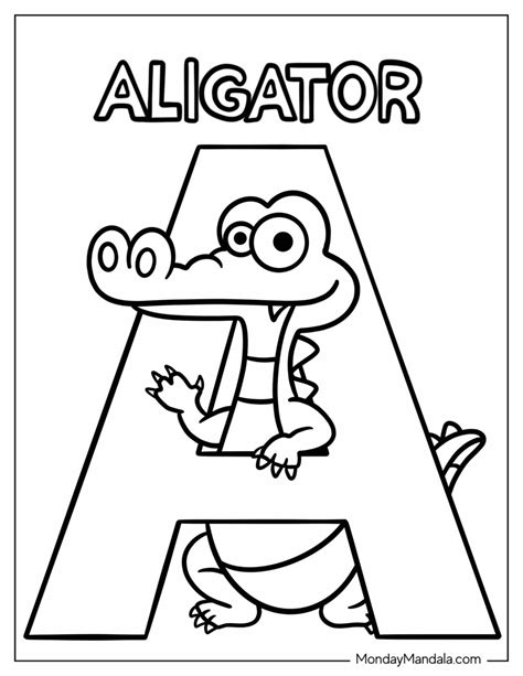 23 Letter A Coloring Pages (Free PDF Printables)