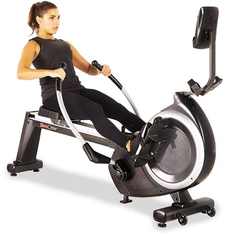 FITNESS REALITY 4000MR Magnetic Rower Rowing Machine with 15 Workout ...