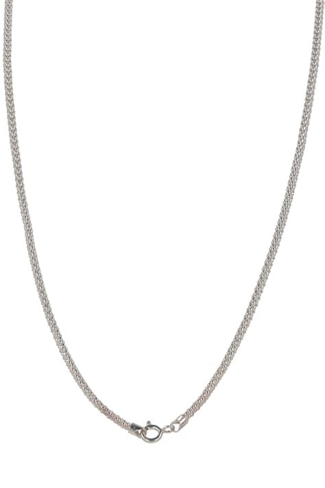 Ares Men’s Silver Popcorn Chain – Parman