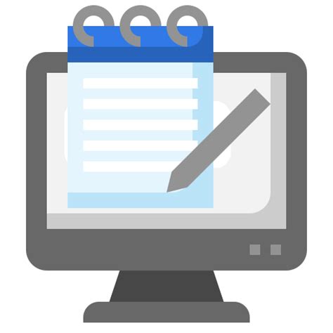 Notepad - free icon