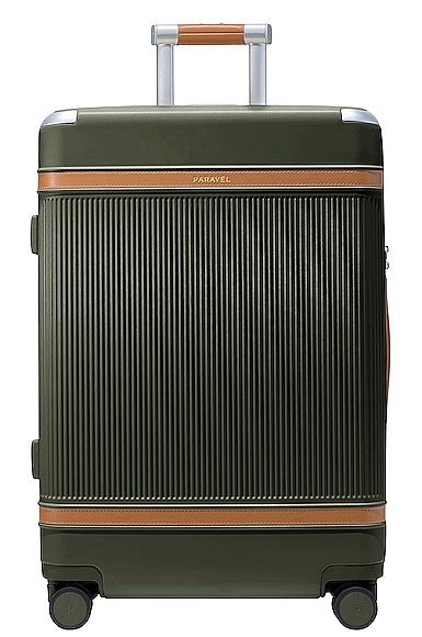 Paravel Aviator Grand Luggage in Safari Green | FWRD