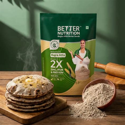 Biofortified Bajra Atta / Pearl Millet Flour – Better Nutrition