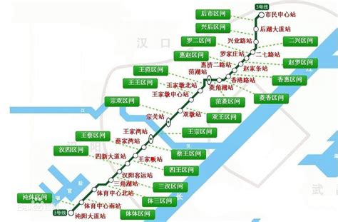 武汉地铁3号线一期站点及线路走向图（图）- 武汉本地宝