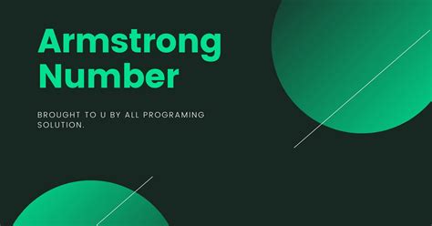 Image result for Armstrong Number Program