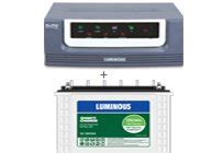 Luminous Combo (1050 Sine Wave UPS + 01 Battery Model No.SC 18054 ...