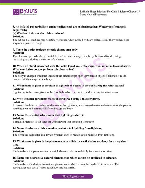 Image result for Assignment Class 8 Science 15 Week 2021