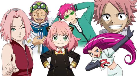 Who Has Long Pink Hair In Anime