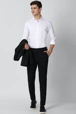 Buy Men White Full Sleeves Formal Shirt Online - 693290 | Peter England