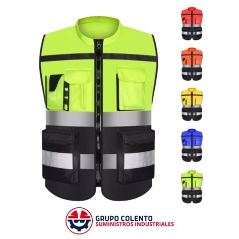 chalecos de seguridad industrial, diferentes colores - Suministros ...