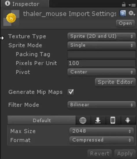 Sprite Renderer Unity 的图像结果
