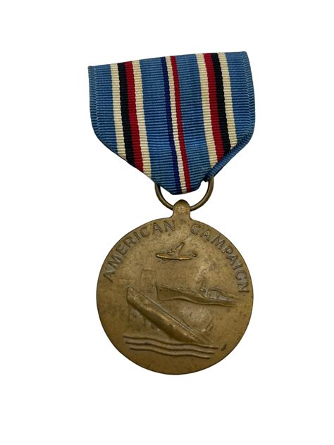 WW2 US Army Military American Theater Campaign Medal Award | #4617669915