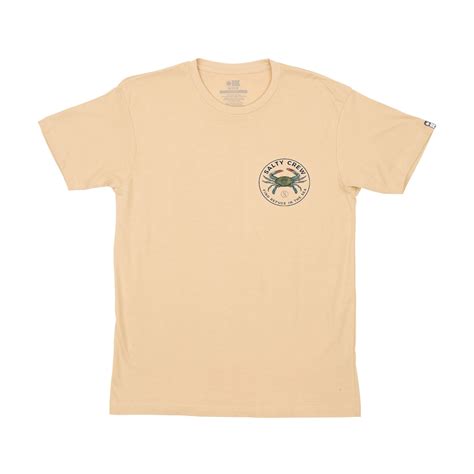 Salty Crew Blue Crabber Short Sleeve T-Shirt Camel - Billion Creation