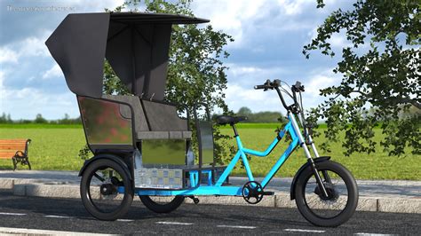 3D Commercial Grade Electric Trike with Passenger Seat | 3D Molier ...
