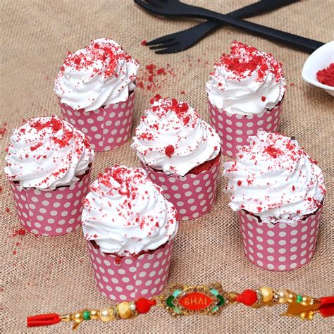 Buy Red Velvet Cup Cakes Online at Best Price | Od