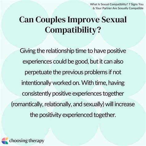 7 Signs of Sexual Compatibility