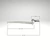 KI Plastic Toilet Flush Tank Lever Handle (Parry Type, White) : Amazon ...