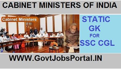CABINET MINISTERS OF INDIA