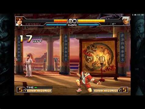 The king of fighters 2002 UM Steam 裏 KENSOU (椎拳崇) 3氣 80% COMBO... - YouTube