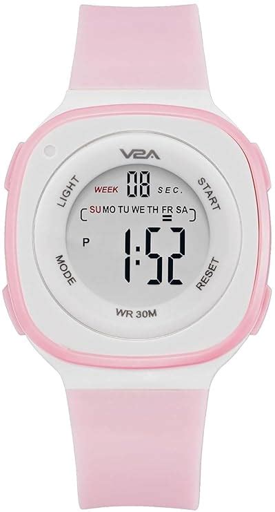 V2A Digital Watch for Girls – Kids Between 4 to 14 Years of Age Multi ...