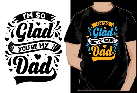 Father's Day Typography T-shirt Design, Graphic by VectoraVerse ...