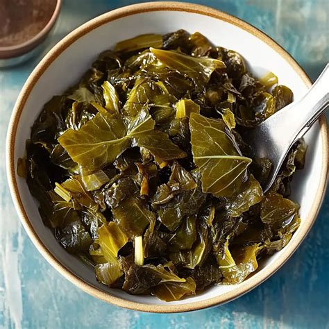 Delicious Braised Collard Greens and Cabbage with Bacon Recipe