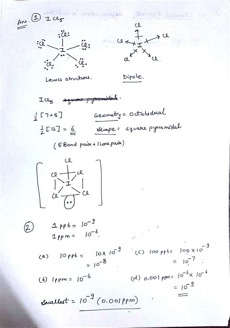 Lewis Dot Structure Icl5