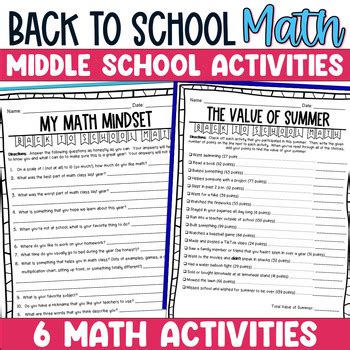Image result for First Day of Middle School Math