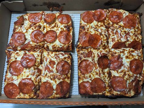 Adorable Fluff: Little Caesars. Detroit Deep Dish Pizza Review.