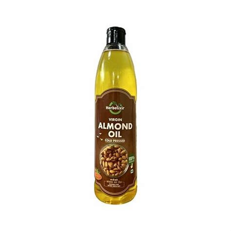 Buy Herbelixir Virgin Cold Pressed Almond Oil 200ml Online at Low ...