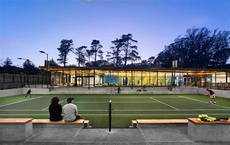 Lisa & Douglas Goldman Tennis Center at Golden Gate Park - HGA