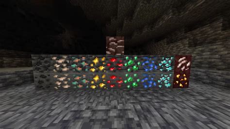 Image result for Minecraft Java Glowing Ores Mod