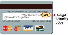 Image result for Visa Card Security Code Example