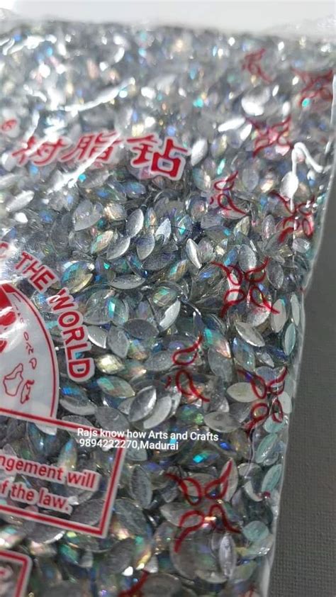 Eye Rainbow shine kundan large – KnowHowArtCraft