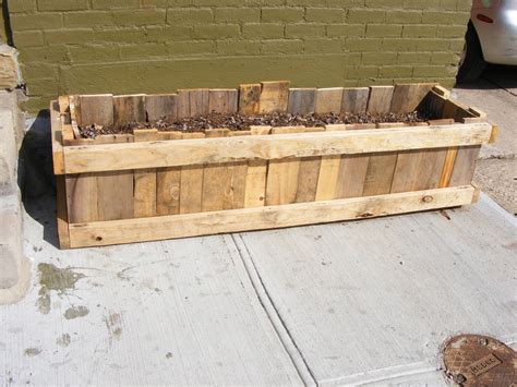 Upcycled Pallet / Skid Garden / Planter Box by Brittford on Etsy, via ...