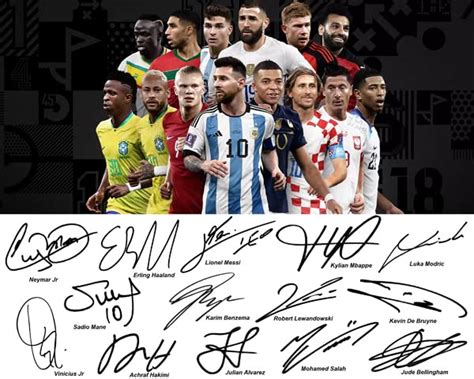 Ikonic Fotohaus Lionel Messi Benzema Neymar Vinicius Jr Haaland Mbappe ...