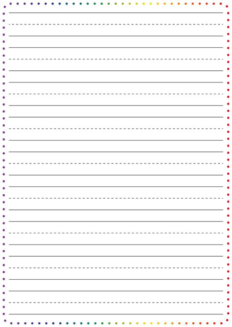 Lined Writing Paper Template - 14 Free PDF Printables | Printablee