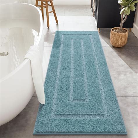 Amazon.com: HOMORE Bathroom Runner Rugs 24x70 Non Slip Washable Bath ...