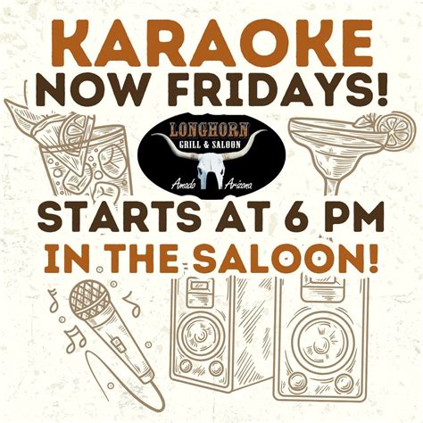 Karaoke in the Saloon!, 28851 South Nogales Highway, Amado, AZ, United ...