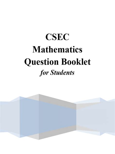 Image result for CSEC Math Study Guide