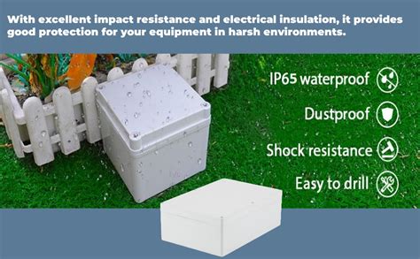 IP65 Junction Box, Waterproof ABS Plastic Electrical Box Electrical ...