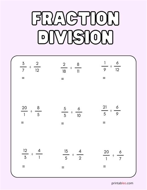Fraction Division Problems 的图像结果