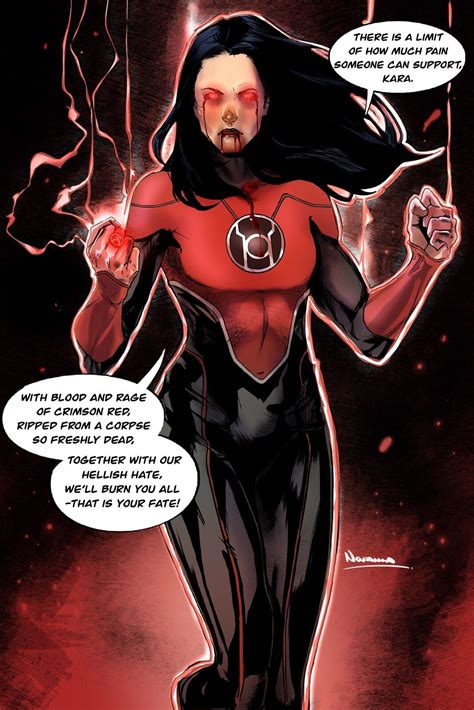 Red Lantern Supergirl