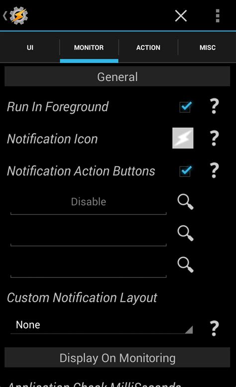 Image result for Tasker Settings