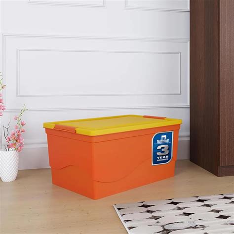 Nilkamal 50 Litre Multipurpose Storage Box with Lid and Handles for ...