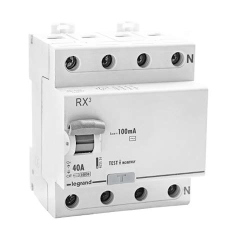 Legrand RX3 RCCBs 40A Four Pole 100mA | mykit | Buy online | Buy ...