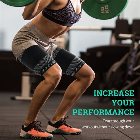 Buy ABYON Thigh Compression Sleeves (Pair), Hamstring Compression ...